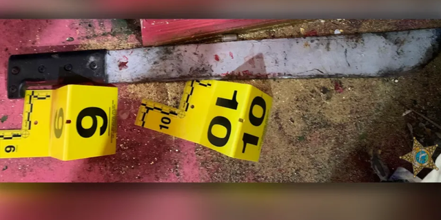 When four of the deputies went into the art unit, the suspect sliced ​​one of the deputies with the machete in the hand, and caused a severe injury, according to the sheriff's office.